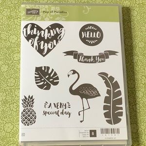 Stampin’ Up! Pop of Paradise stamp set